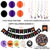 Juego de pancarta de Halloween