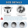RegBogen 3 in 1 Kitchen Sink Drain Strainer, Kitchen Gadgets