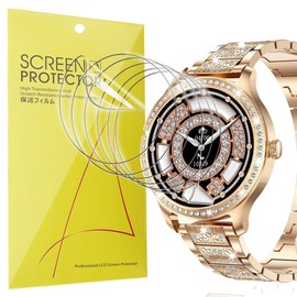 Blueshaweu Compatible for Lilety Smart Watch Screen Protector, [6 Pack] Full Coverage TPU Clear Film Compatible for Lilety LW105 smart watches for Women 1.28" (6 Pack)