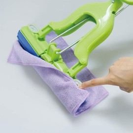 Azuma Flooring Wiper, Gungun Micro Super Wiping Spare, 2 Pieces, Approx. 11.8 x 7.9 inches (30 x 20 cm), Microfiber Duster (Extra Fine Fiber) SQA44 Purple Flooring Wiper