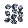 Yourandoll Pack of 10 Polyhedral Dice D10 (0-9) Dice 16