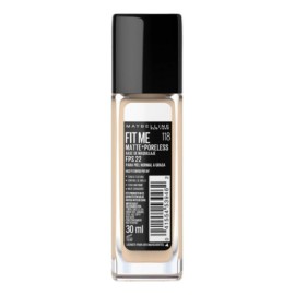 Base De Maquillaje Fit Me Matte Maybelline-118 Light Beige 118 Light Beige