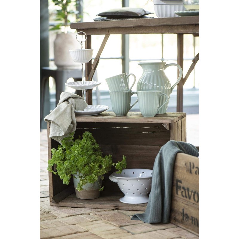 Mynte Hand Towel Moss Green Knitted