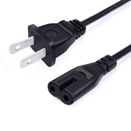 Power Cord for JBL Partybox On-The-go 300 Link View 500 Speaker Cinema Soundbar Subwoofer SB100 SB200 SB250 SB350 SB400 Sound Bar System 2 Prong 8ft Replacement AC Power Cord Cable