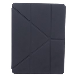 Tablet Case Black Soft TPU Precise Cutouts Pencil Holder Multi Angle Support Case for IOS Tablet 10.2in 10.5in