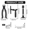 Bicycle Chain Tool Set 3 Pieces Chain Pliers Bicycle Chain