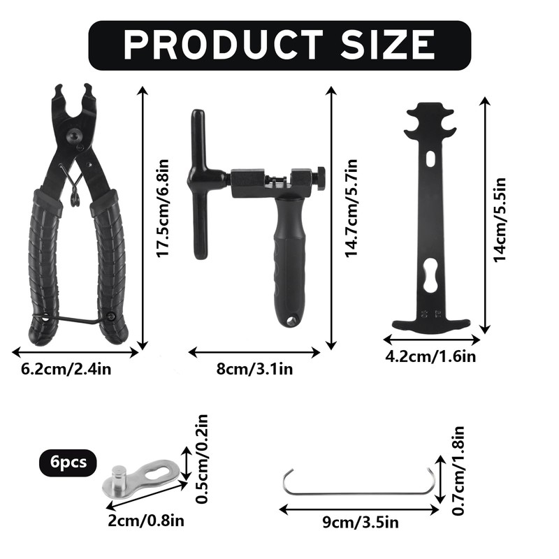 Bicycle Chain Tool Set 3 Pieces Chain Pliers Bicycle Chain