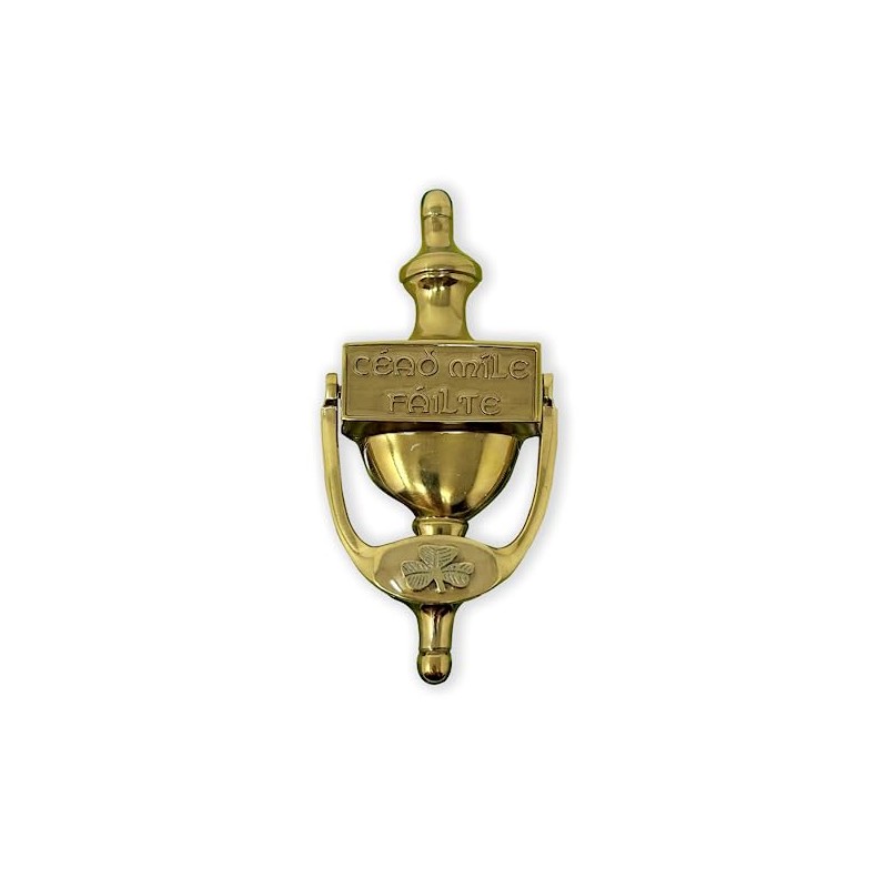 Exclusive Irish Front Door Knocker Shamrock - Cead Mile Failte