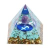 Constellation Pyramid Stone for Positive Energy Reduce Stress Chakra Resin