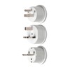 HPM International Travel Adaptor EUR/USA/UK White