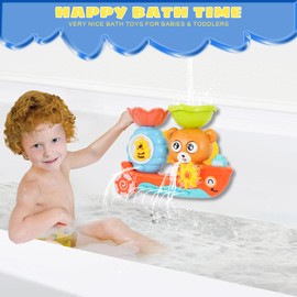 Bath Toy from 1 2 3 4 Years, Bear and Bee, Bath Toy Baby from 1 Year, Bath Toy Water Toy Children, Gift for Boys Girls