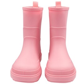 A2Z 4 Kids Girls Rain Boot Non-Slip Waterproof PVC - Wellies Baby Pink 1 UK
