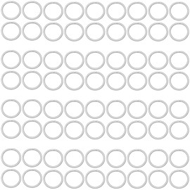 Jepeux 600Pcs 5mm Silver Open Jump Ring, Used for Key Chain, Jewelry Making, Necklace Maintenance and Earring Decoration DIY Process Open Jump Ring (600Pcs)
