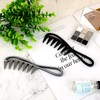 Wide Tooth Comb, 2 Pcs Large Tooth Combs Shark Teeth