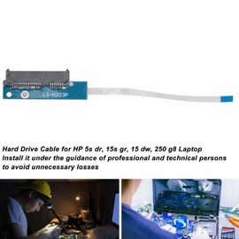 Hard Drive Cable, 2.5 Inch HDD Cable, Stable Connection for 5S DR 15S GR 15 DW 250 G8 Laptop, External ABS Hard Drive Replacement Adapter Cable