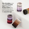 L. Erickson Purple Hair Ties for Thick Hair, Grab &