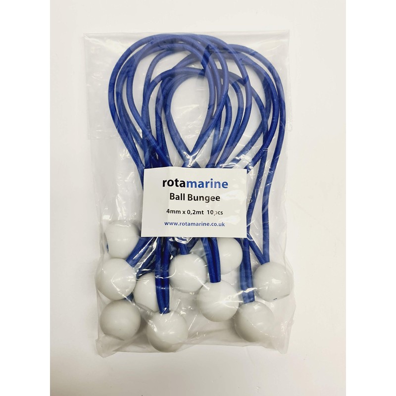 ROTA MARINE 10PCS Ball Bungee Elastic Bungee Straps Tent Tie