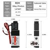 RIH Pneumatics Solenoid Valve 3V210-08 12V/24V/110V Single Coil Pilot-Operated Electric