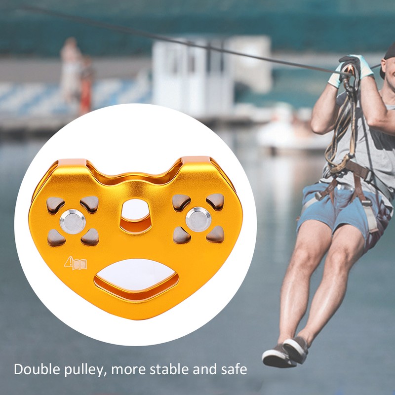 Ropeway Double Shaft Double Pulley Outdoor High Altitude Traverse Carriage