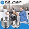 Mimorou 100 Pack 3.3 Inch Stainless Steel Sauce Dishes Bulk