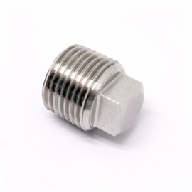 GDFYMI Boat Plug, 1/2" NPT Plug, 304 Stainless Steel Boat Drain Plug, Boat Hull Spare Garboard Drain Plug Fits Most Boat Hulls (4 Pack)
