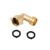 2 Pack 90 degree hose elbow, garden hose adapter 3/4"