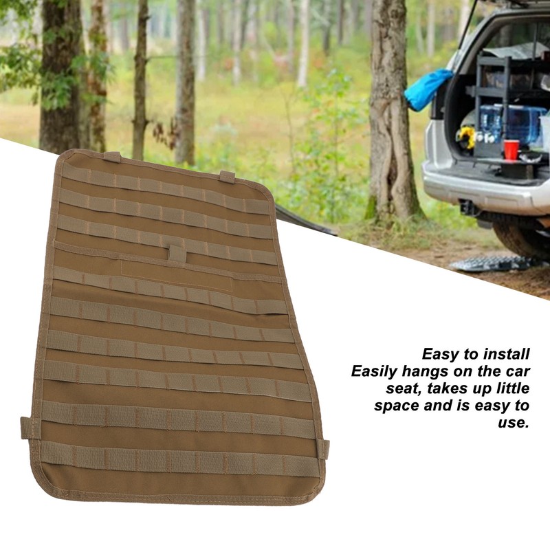 Car Back Seat Organizer Hanging Storage Bag Nylon Multifunction Large