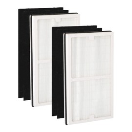 IAF-H-100C Filter Compatiable with Idylis IAP-10-280 and IAP-10-200,Part# IAF-H-100C,IAFH100C,2 Type C Hepa Filter and 4 Activated Carbon Pre-Filters