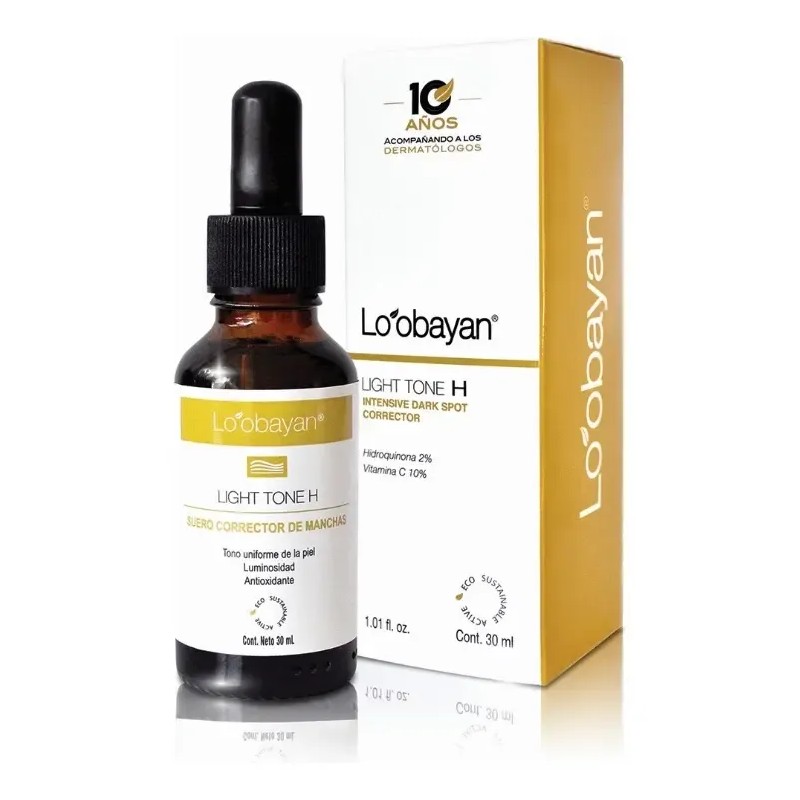 Despigmentante Loobayan Light Tone H 30ml Manchas Melasma