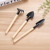 Garneck 8 Sets Mini Gardening Tools with Metal Rake Trowel