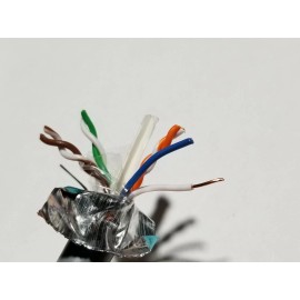 CommScope CS34P Shielded 50-350'FT CAT6 Ethernet network Copper Blue cable 23AWG - 150FT feet foot 150 FT