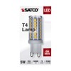 Satco 5 Watt JCD LED Clear 3000K G9 Base 120