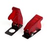 sourcing map Pack of 2 Red Plastic Spring-Loaded Cover Protective