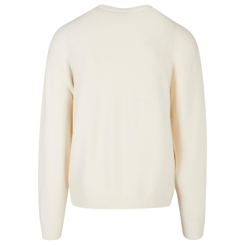 Urban Classics Men's Oversized Chunky Sweater Sweatshirt, Whitesand, 4XL