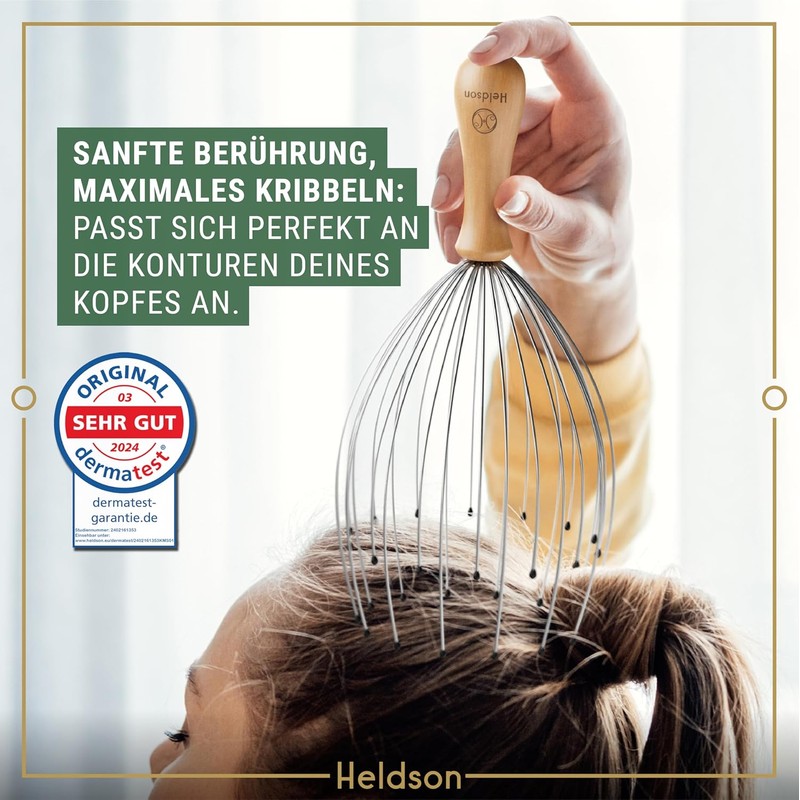 HELDSON® Premium Head Massage Spider 28 Fingers