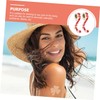 VICASKY Pegatinas Bronceadoras Cuerpo Fáciles de Despegar y Resistentes al