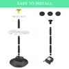 Lewisia 3-Tier Solar Cascade Hanging Bird Bath Fountain with Water