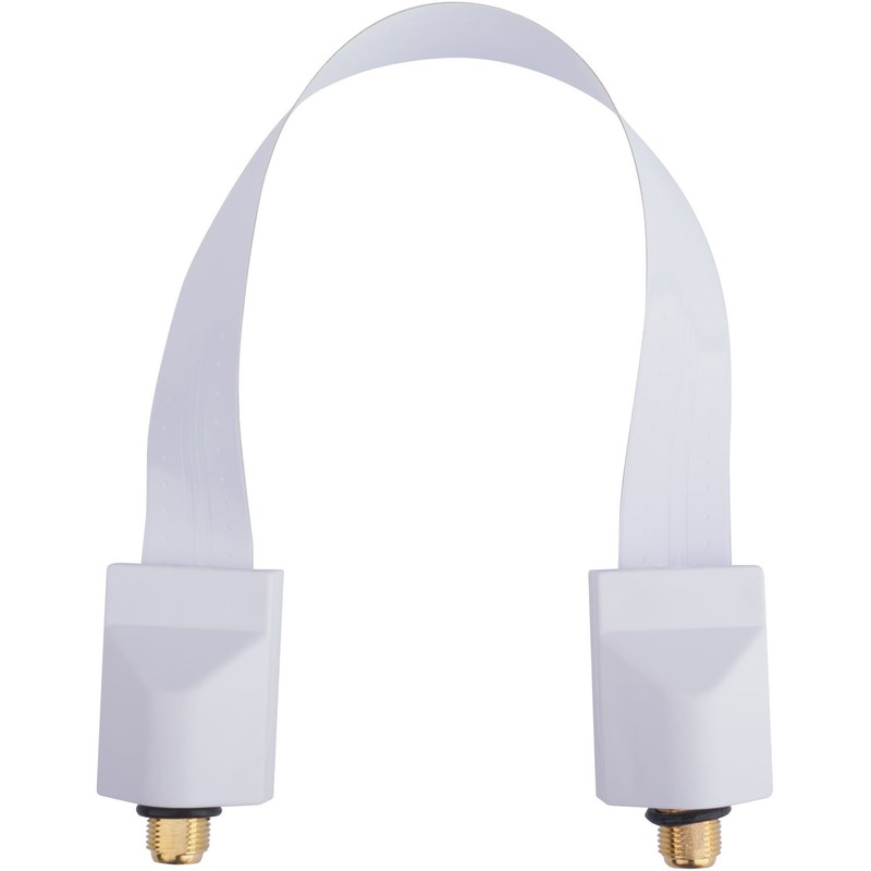 DUR-line FD Slim White Wafer-Thin Door/Window Feed-Through for SAT Cable