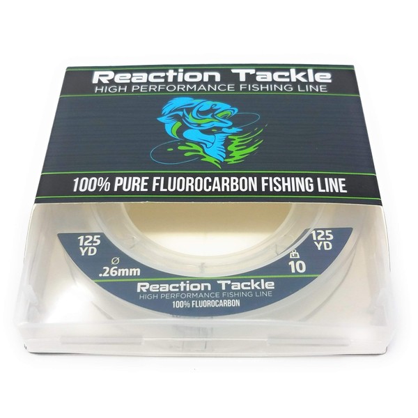 Reaction Tackle 100% Pure Fluorocarbon/Clear / 50LB 125 Yd