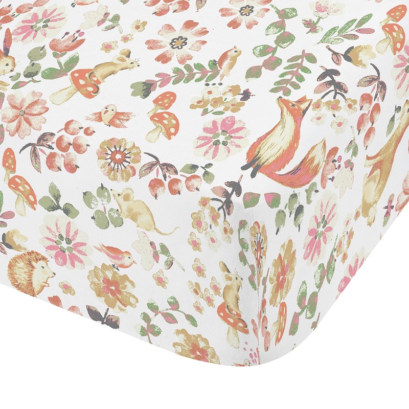 Catherine Lansfield Enchanted Butterfly Single Fitted Sheet Pink