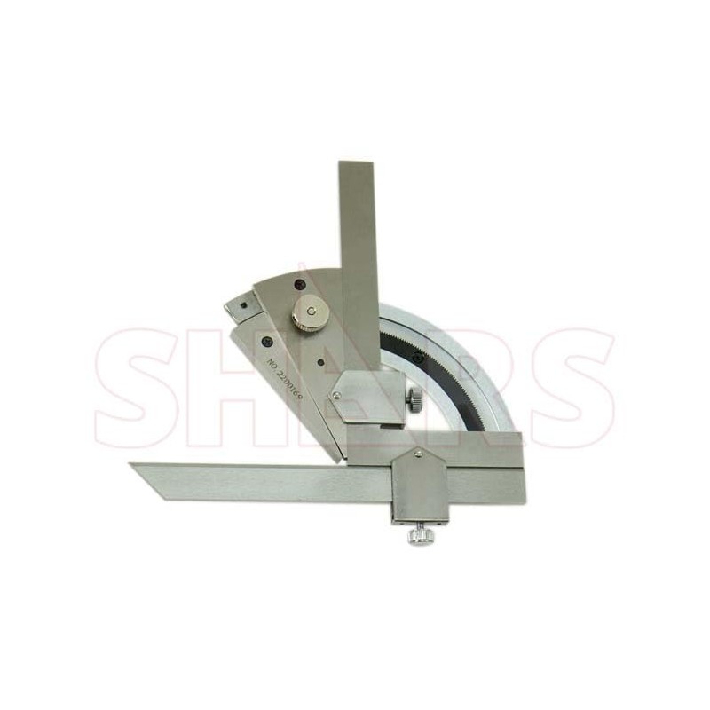 Shars 320 Degrees Universal Bevel Protractor Satin Chromed Stainless 2
