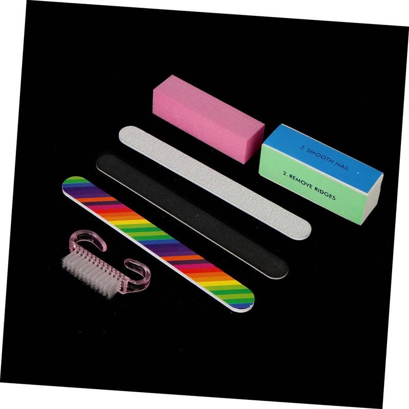 minkissy 6pcs Nail File and Buffer Set Professional Nail Art