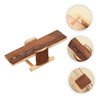 BESPORTBLE Natural Wood Seesaw Platform Pet Toy for Hamster Rat