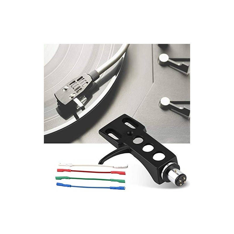 Idhadkc Turntable Phonograph Lead Headshell Stereo Record Player Headshell Wires