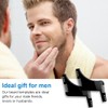 ZOKJSW 2 x Beard Stencil, Beard Stencil, Beard Comb, Beard