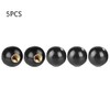 Hilitand 5pcs Bakelite Ball Lever Knob, Ball Knob Handles, Black