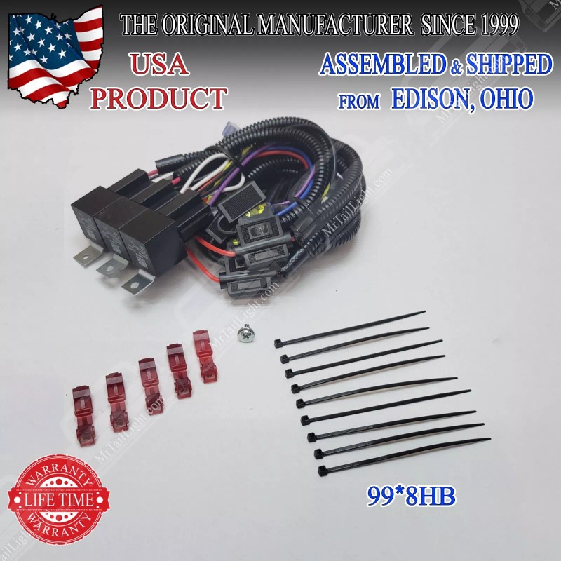MrTailLight.com 99 02 Chevy 8 Light High Beam, Fog &