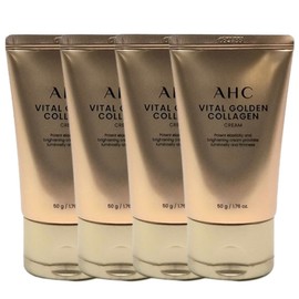 AHC Vital Golden Collagen Cream 50g x 4 Nutritious Cream Whitening Wrinkle Improvement Moist Skin / AHC 바이탈 골든 콜라겐 크림 50g x 4개 영양크림 미백주름개선 촉촉한피부