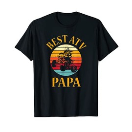 ATV Papa Off Road Four Wheeler Quad Bike Mud Bogging Racing T-Shirt