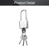 MroMax 1PCS Keyed Padlock 1.18" Wide Anti Rust Lock Waterproof